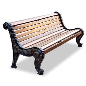Скамейка чугунная «Городская роща»