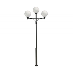 Стальной фонарный столб Т-17-3 со светильниками