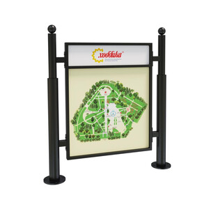 Указатель стальной низкий арт. 386