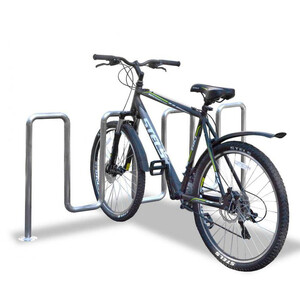 Велопарковка «Квадро» из нержавеющей стали