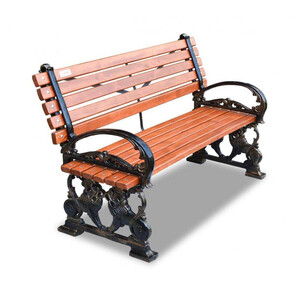 Скамейка чугунная «Львы»