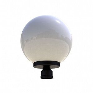 Светильник венчающий «Шар» белый