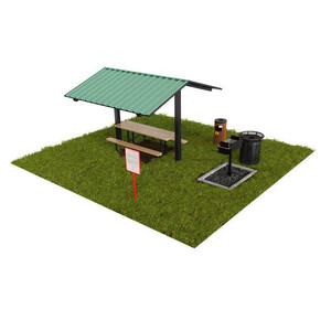 Мангальная зона №3 на 6 мест