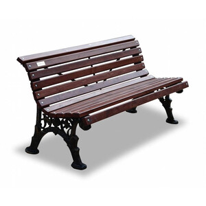 Скамейка чугунная «Ажурная» без подлокотников