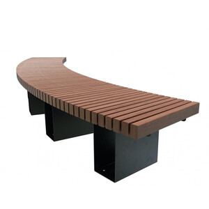 Скамейка стальная «Радиус»