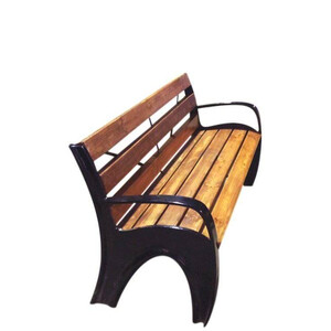 Скамейка чугунная «Волна»