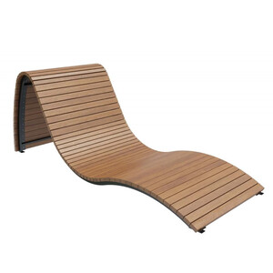 Парковый лежак «Волна»