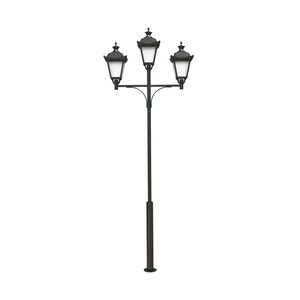 Стальной фонарный столб Ретро 3 мод.17