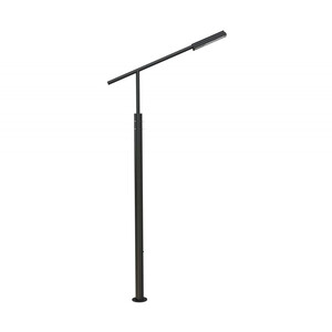 Стальной фонарный столб «Модерн-Э» со светильником