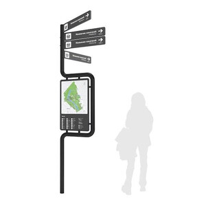 Указатель направления с картой «Яуза» А 2.1