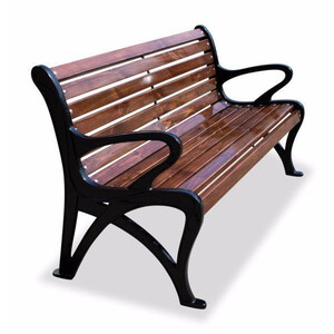 Скамейка чугунная «Роса»