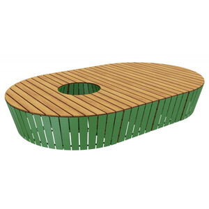 Модульная скамейка «Экополис Комби-1»