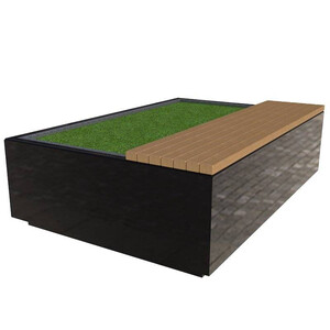 Цветочница с лавочкой «Испанский квартал»