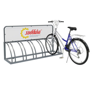 Велопарковка VELO-15 с баннером