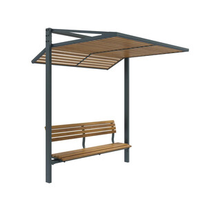 Навес со скамейкой «Модерн УНИ»