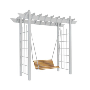 Качели садово-парковые «Зимний сад белые»