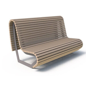 Скамейка стальная «Парабола»