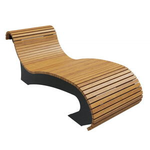 Парковый лежак 8