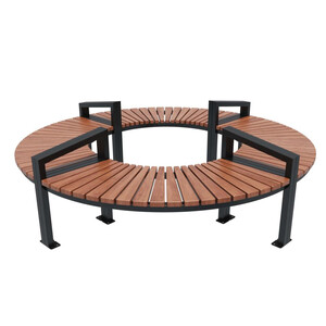 Скамейка стальная «Квадрант» без спинки