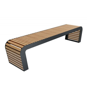 Скамейка стальная «Флеш» без спинки