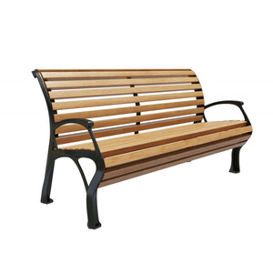 Скамейка чугунная «Голландия» с подлокотниками