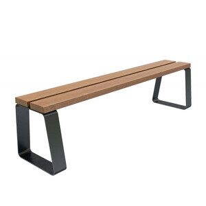 Скамейка стальная «Колледж» без спинки