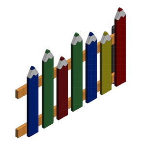 Ограждение «Карандаши»
