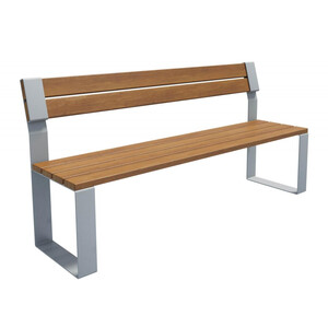 Скамейка стальная «Идиллия» без подлокотников