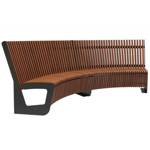 Скамейка стальная полукруглая «Авиньон»