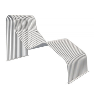 Парковый лежак стальной «Раструм»