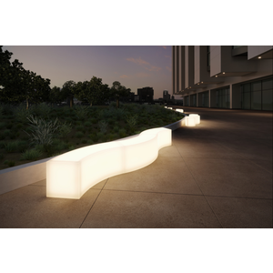 Скамейка змейка с подсветкой «Snake»