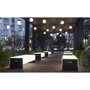 Скамейка «Square 1» с подсветкой