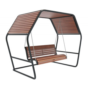 Садово-парковые качели «Грани Вуд»