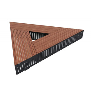 Модульная скамейка «Пуатье»