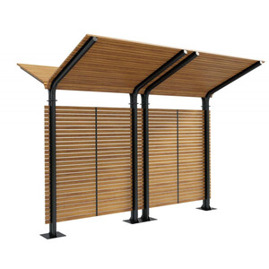 Навес «Кайлас» двойной двухсторонний закрытый
