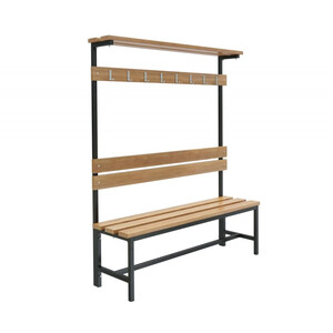 Скамейка с вешалкой для раздевалок «Ювентус»