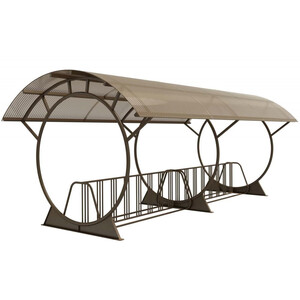 Велопарковка с навесом «Фестиваль»