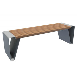 Скамейка стальная «Энигма» без спинки