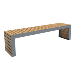 Скамейка стальная «Ладья» без спинки