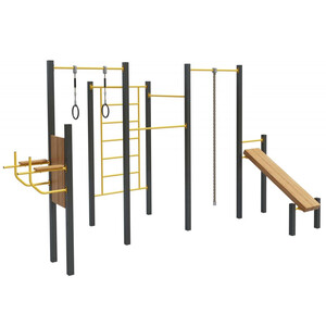 Гимнастический комплекс для воркаута «Фристайл-11» (14,8 м2)