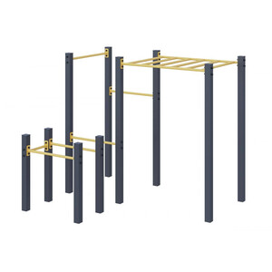 Спортивный комплекс для воркаута «Геракл 1100» (9,8 м2)