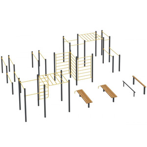 Уличная площадка для воркаута «Мультиспорт»