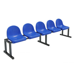 Трибуна однорядная мобильная на 5 мест «Сингл-5»