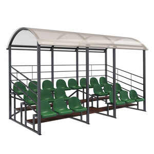 Трибуна трехрядная на 20 мест с навесом «Форум-20»
