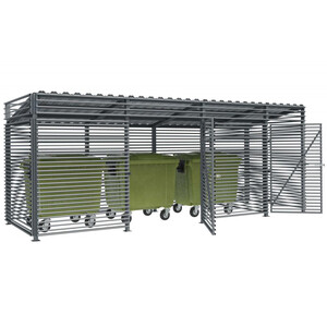 Контейнерная площадка для ТБО «Сплит Х» с хозблоком