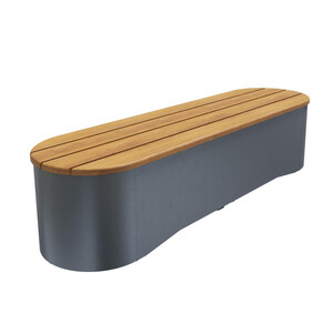 Скамейка «Селена Вуд» овальная