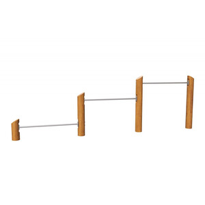 Воркаут ЭКО-10 «Турник тройной для отжиманий»