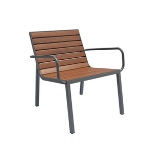 Кресло стальное «Аэлита» с подлокотниками