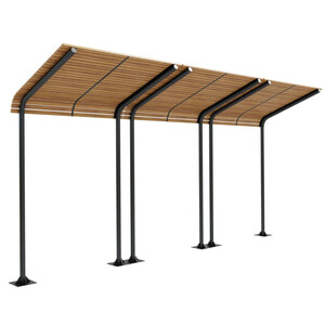 Навес «Кайлас» тройной открытый