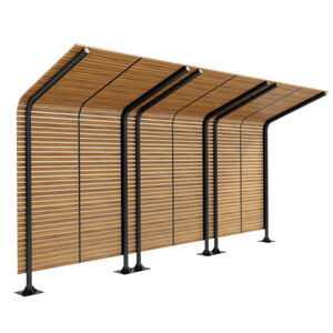 Навес «Кайлас» тройной закрытый